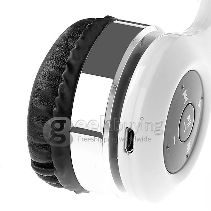 Stretchable Foldable Wireless Bluetooth V3.0 Headset Headphone With Mic For iPhone6 iPhone 6Plus S6 S6 Edge iPhone 6s - White