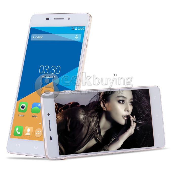 DOOGEE F2 IBIZA 5.0 Inch Android 4.4 Smartphone 4G FDD-LTE 64-Bits MTK6732 Quad Core 1.5GHz 13.0MP 1GB/8GB - White