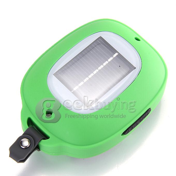 New 2693 Wireless Microphone Portable Phone Solar Bluetooth 2.1+EDR 2.4GHZ Speaker Support TF Card Handsfree - Green