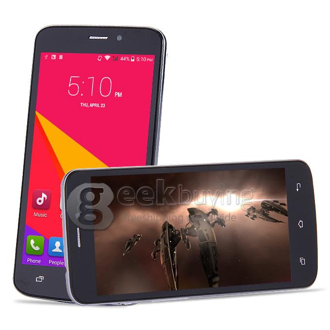 GOWIN A70 5.0 Inch QHD Pixels MTK6572 Dual Core 1.3GHz Smartphone Android 4.4 OS 8.0MP 3G GPS - Black