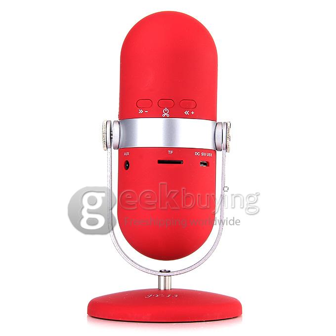 New JY-13 TF Card BT3.0 Wireless NFC Bluetooth Speaker Portable 25m Audio Player for Iphone Samsung Ipad - Red