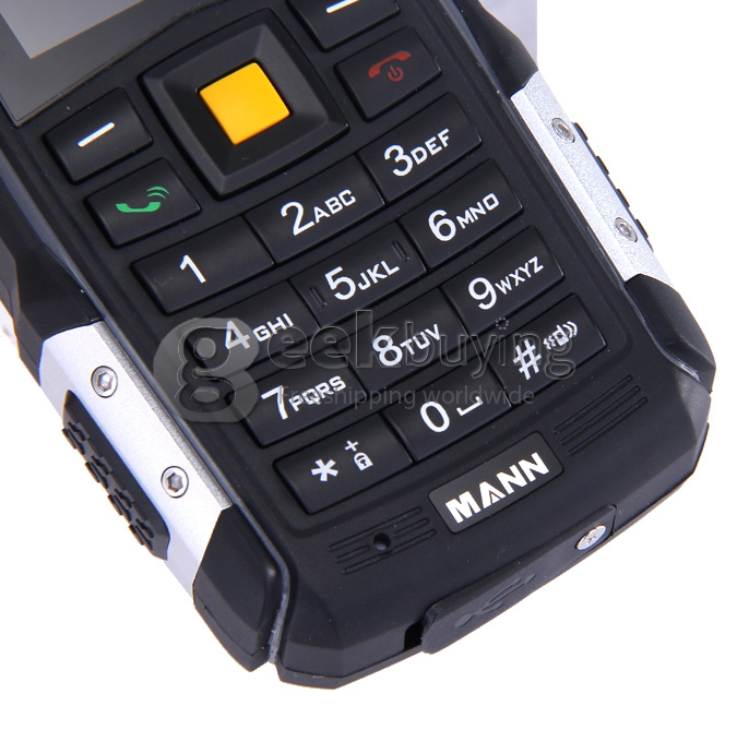 MANN ZUG S IP67 Waterproof Rugged Phone Dustproof Shockproof Dual SIM Cards GSM Cell Phone - Gray