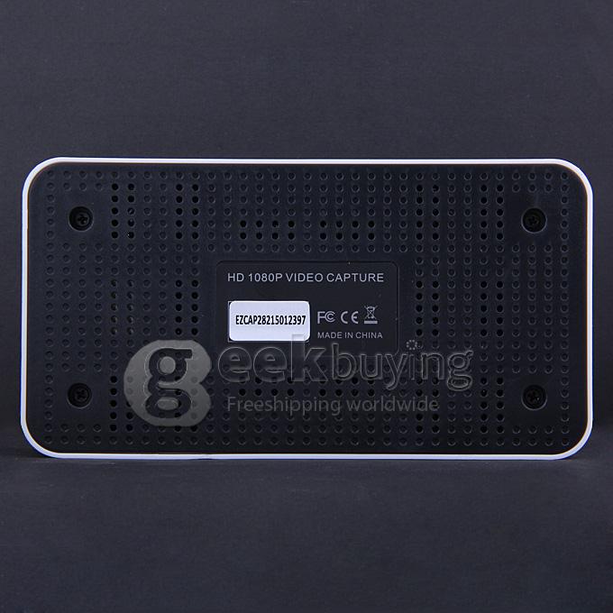 282 1080P HD Video Adopter, HD Game Adopter, HDMI/YPbPr Recorder into USB Disk - White