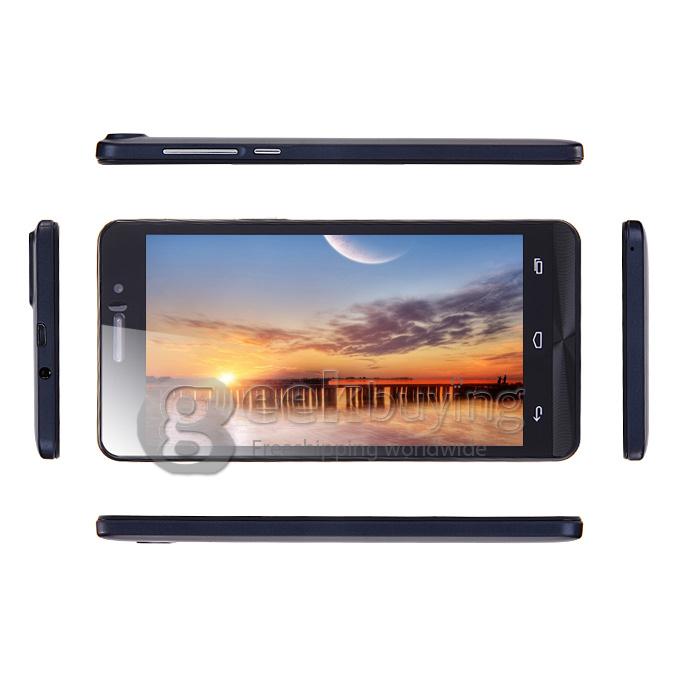 Mpie Z6 5.5inch MTK6572 Dual Core 1.3GHz Smartphone Android 4.4 512MB 4GB 5.0MP Gesture Sensing Smart Wake - Blue