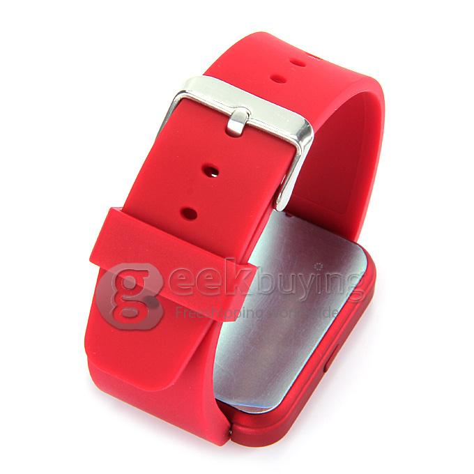 Smart U8 MTK Wrist Watch BT3.0 U 2.4GHz Watch 230mAh For iPhone/Samsung S4/Note 2/3 Android Smartphones - Red