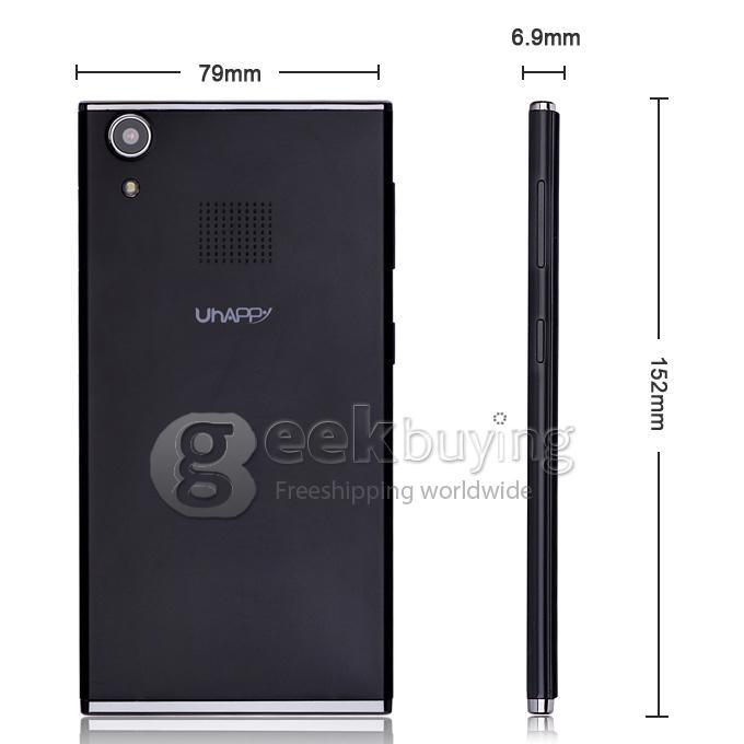 Uhappy UP920 5.5inch FHD Android 4.4 2GB 16GB 18.0MP 8.0MP Smartphone MTK6592 Octa Core 1.7GHz IPS 3G/GPS Hotknot -Black