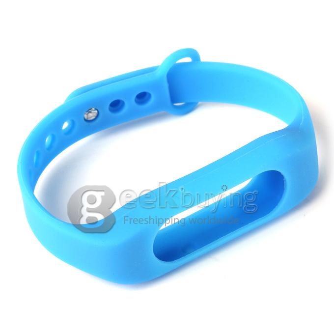 WR-06 Wearable Wristband Bracelet 4GB 70H Digital Voice Recorder Wrist Band WAV Recording Format - Blue