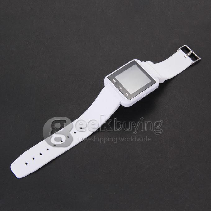 Smart U8 MTK Wrist Watch BT3.0 U 2.4GHz Watch 230mAh For iPhone/Samsung S4/Note 2/3 Android Smartphones - White