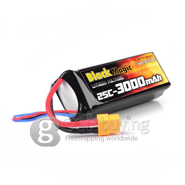 BlackMagic 3000mAh 11.1V Lithium Polymer Battery For DJI PHANTOM CX-20 Quanum Nova
