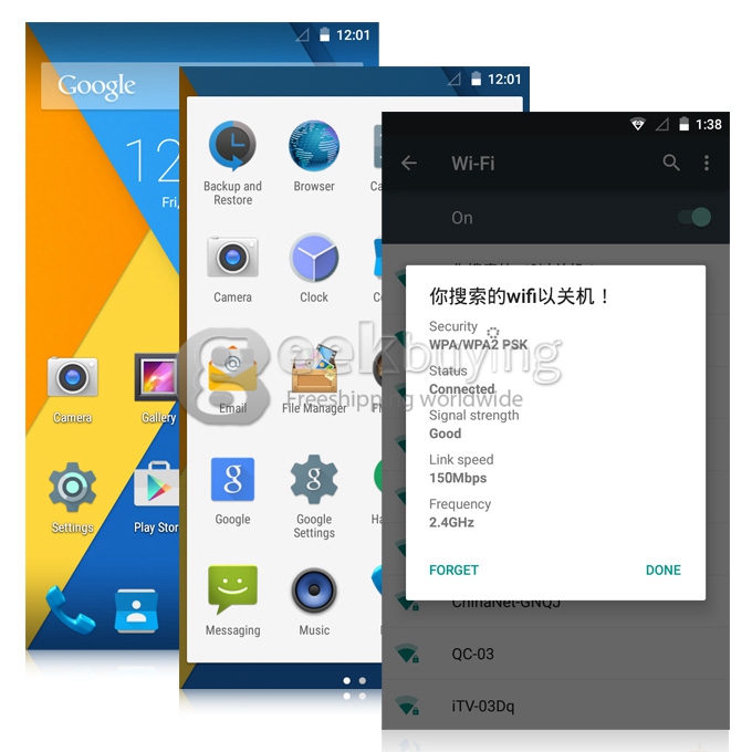 Elephone P6000 4G Android 5.0 2GB 16GB MTK6732 Quad Core 1.5GHz 5.0 Inch Smartphone 13.0MP IPS HD - Black