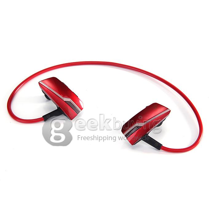 ZONOKI B97 Outdoor Neckband BT2.1+EDR 1Mbps Wireless Headphone Stereo Audio Headset With Magnetic - Red
