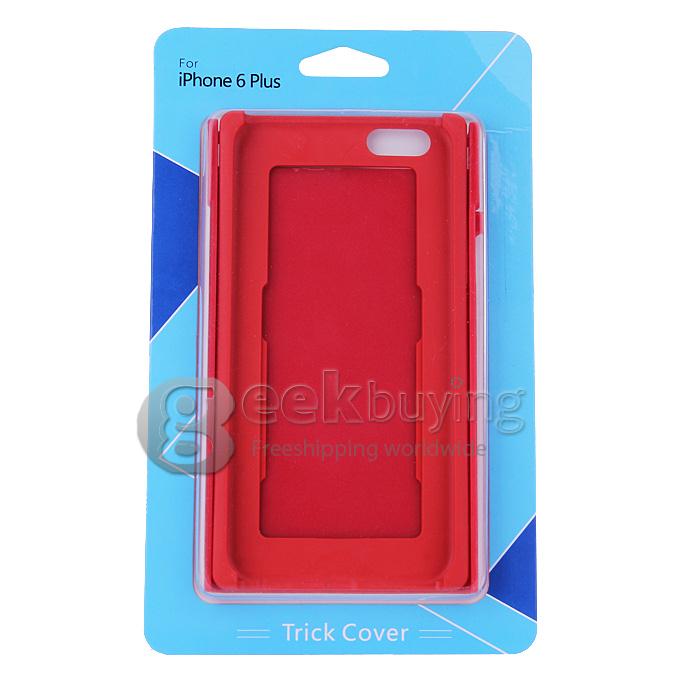 Nunchaku Styled Case Trick Cover for Apple iPhone 6 Plus - Red
