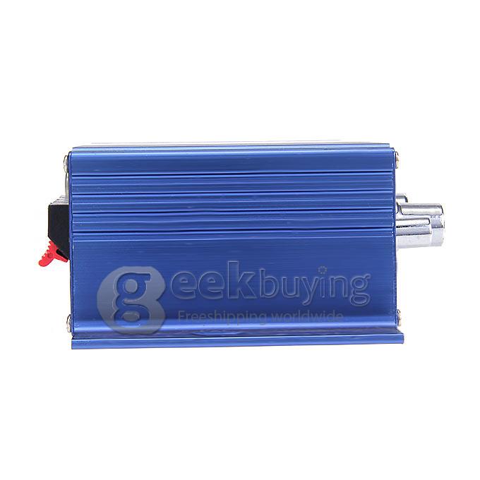 Car Vehicle 150W DC 12V-18V Mini Hifi Stereo Audio Power Amplifier - Blue