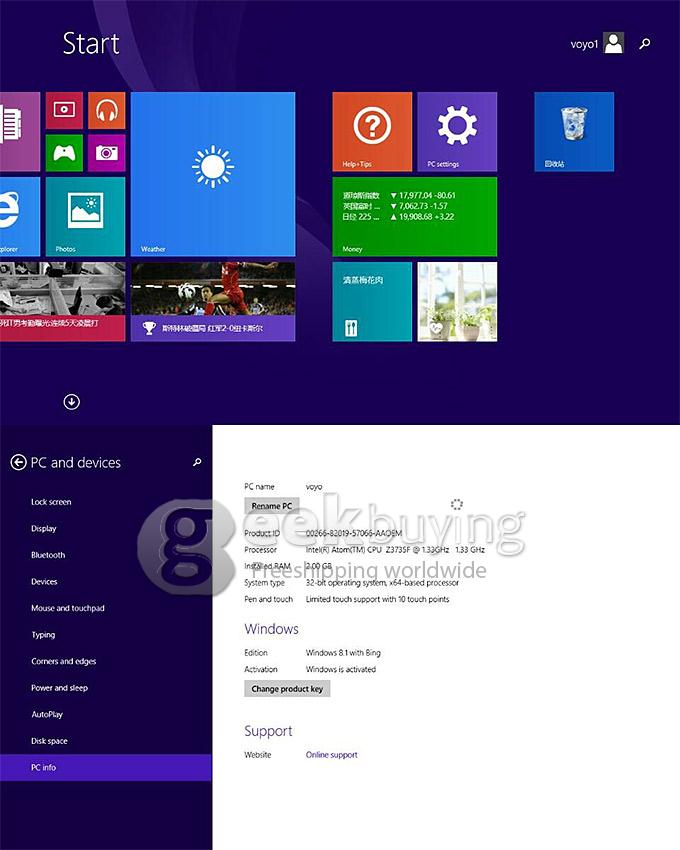 VOYO WinPad A1s 10.1