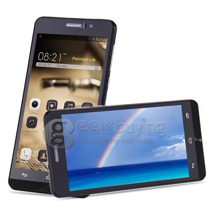 Mpie Z6 5.5inch MTK6572 Dual Core 1.3GHz Smartphone Android 4.4 512MB 4GB 5.0MP Gesture Sensing Smart Wake - Blue