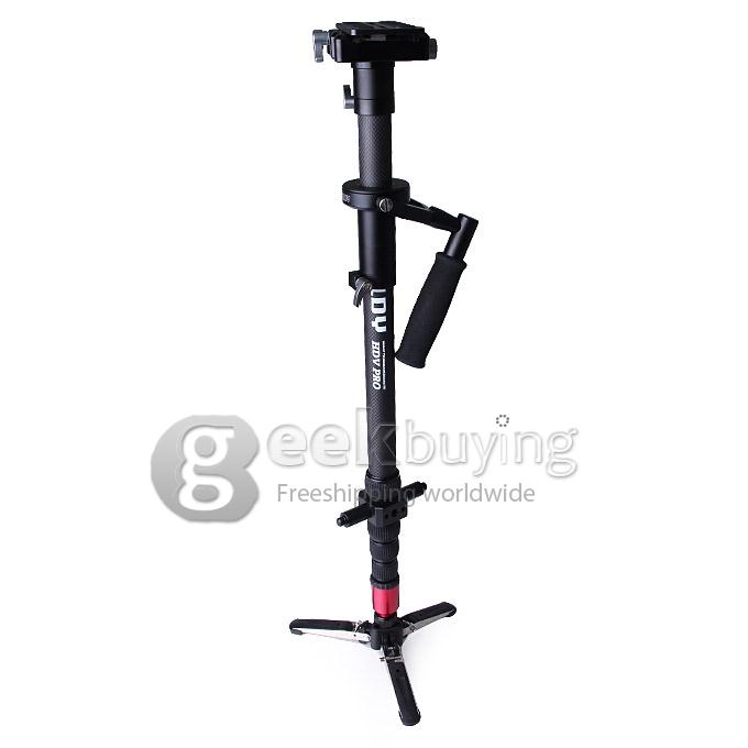 Wieldy HD-1800 Monopod Steadicam Unipod Stabilizer for Filming - Black