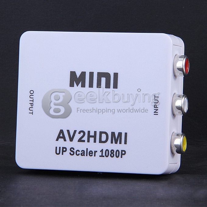 New Mini Composite AV CVBS to HDMI 720P 1080P(60Hz) HD Digital Video AV2HDMI Converter Adapter HDV-M615