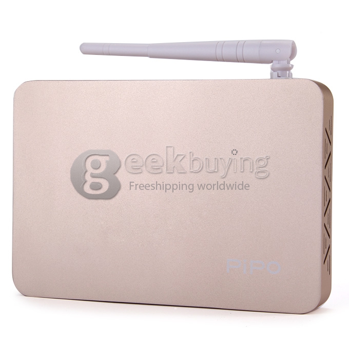 Bundle PIPO X7s X7 Dual Boot Intel Mini PC Windows 8.1 & Android 4.4 + Tronsmart TSM01 English Version Air Mouse - Golden