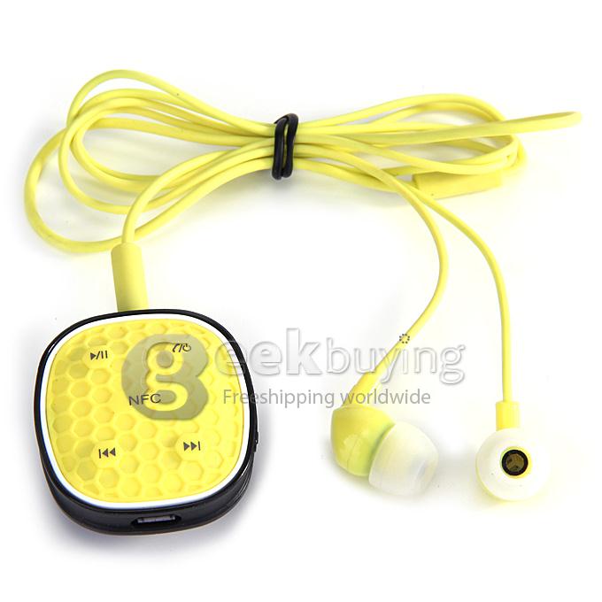 ZONOKI B92 Sports Stereo Wireless NFC BT4.0 Headset Sweat Proof Earphone Headphone For iPhone6/5/4 GalaxyS4/S3 - Yellow