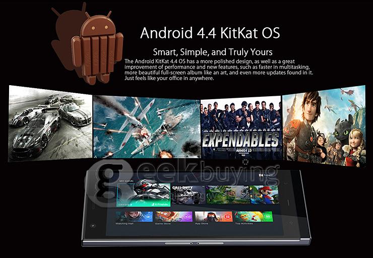 Blackview Alife S1 5.0inch 4G LTE 64-bit Smartphone Android 4.4 2GB 16GB MTK6732 Quad Core 1.5GHz 13.0MP HD - Black