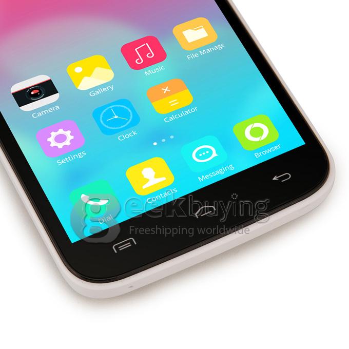 Doogee Valencia 2 Y100 5.0inch Android 4.4 1GB 8GB MTK6592 Octa Core 1.7GHz Smartphone 13.0MP 3G GPS OTG Hotknot- White