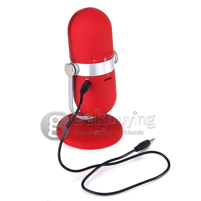 New JY-13 TF Card BT3.0 Wireless NFC Bluetooth Speaker Portable 25m Audio Player for Iphone Samsung Ipad - Red