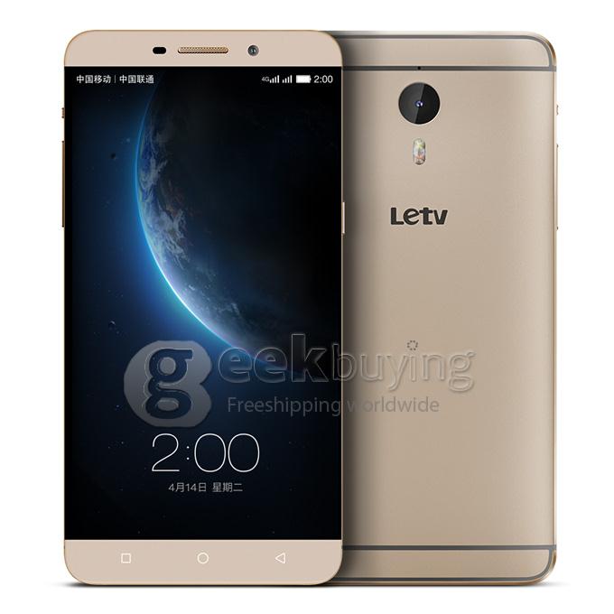 LeTV One Pro Superphone 5.5inch FHD+ 4G LTE Android 5.0 4GB 32GB 64-Bit Qualcomm Snapdragon 810 Octa Core HiFi OTG Miracast -Golden