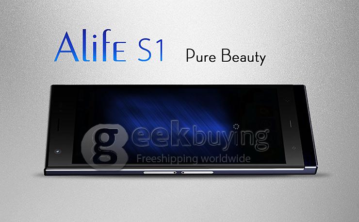 Blackview Alife S1 5.0inch 4G LTE 64-bit Smartphone Android 4.4 2GB 16GB MTK6732 Quad Core 1.5GHz 13.0MP HD - Black