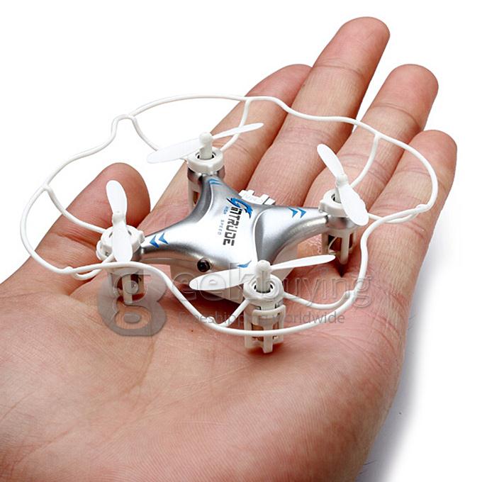 JJRC H7 2.4G 6-Axis Mini RC Quadcopter with LED Lights Protective Cover - Silver
