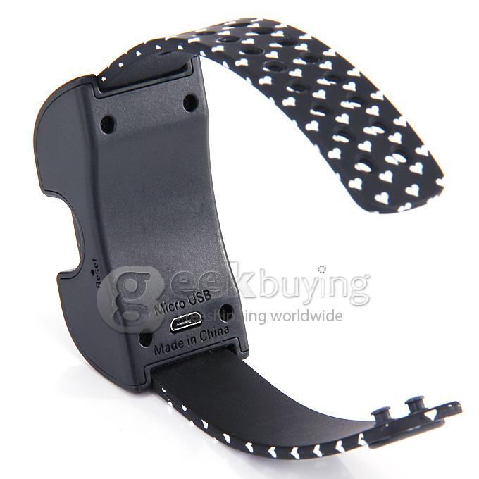 Digicare ERI IPX67 LED Smart Bracelet Bluetooth 4.0 Anti-lost Touch Screen Sports Thermometer - Black