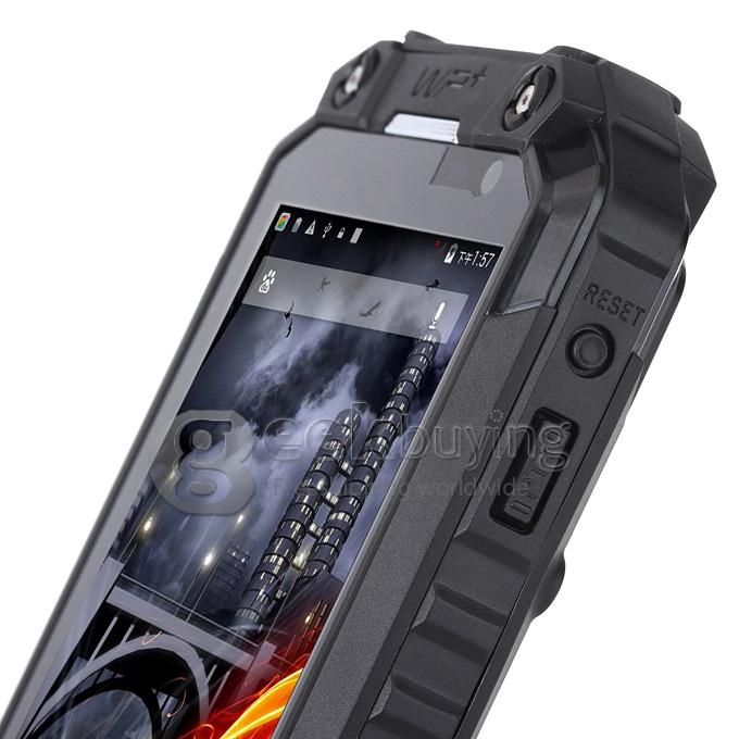 IMAN i6 4.7 Inch Smartphone IP68 Waterproof Walkie Talkie Android 4.4 MTK6592 Octa Core 2GB 32GB NFC - Black