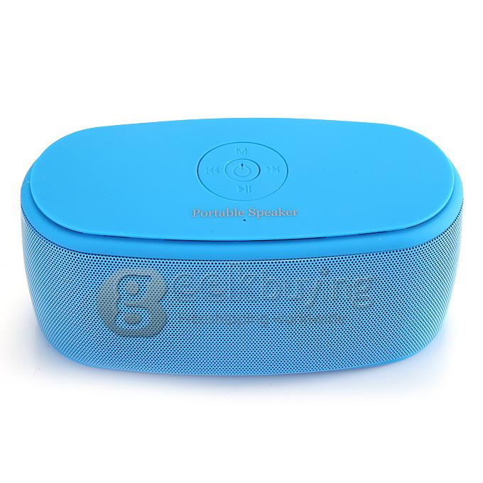 New YPS-B30 HIFI BT2.0+EDR Speaker MP3 Wireless USB Amplifier Stereo Sound Box With MIC Support TF Card - Blue
