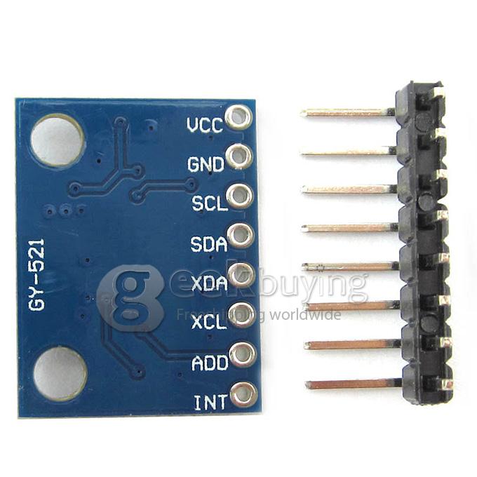 GY-521 MPU-6050 Module Three Axis Accelerometer Sensor Module For Arduino Raspberry Pi AVR ARM