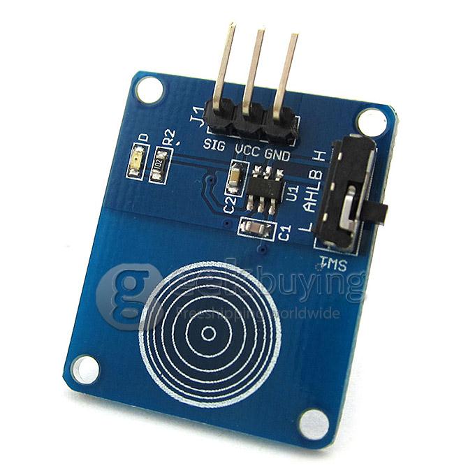Arduino Digital Capacitive Touch Sensor Switch Module Toggle Mode Compatible With RPi/STM32