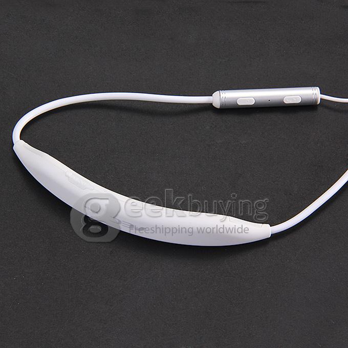 New AEC BQ-621 Sport BT4.1 NFC Stereo Headset Sweatproof Earphone Bulit-in 2 MIC For Smartphones - White