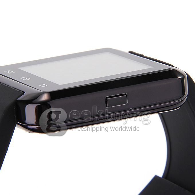 Smart U8 MTK Wrist Watch BT3.0 U 2.4GHz Watch 230mAh For iPhone/Samsung S4/Note 2/3 Android Smartphones - Black