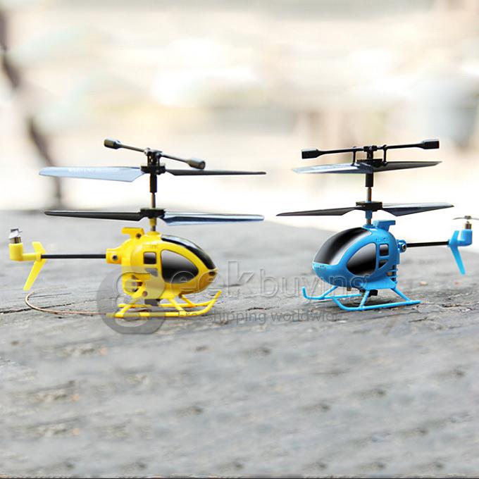 SYMA S6 Mini 3 Channel Super Mini Micro RC Remote Control Helicopter with Gyro - Blue
