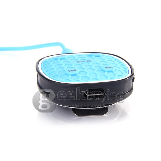 ZONOKI B92 Sports Stereo Wireless NFC BT4.0 Headset Sweat Proof Earphone Headphone For iPhone6/5/4 GalaxyS4/S3 - Blue