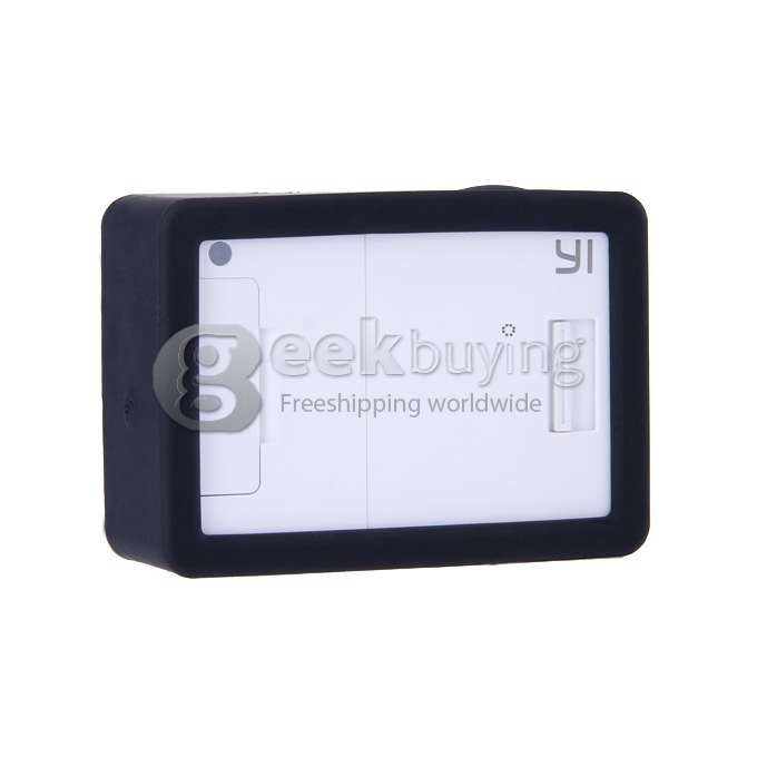 Silicone Protective Dirt-proof Soft Rubber Case Cover Skin for Yi Xiaoyi Action Sport Camera - Black