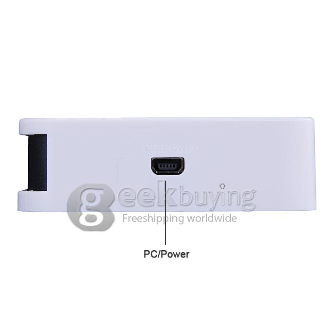 282 1080P HD Video Adopter, HD Game Adopter, HDMI/YPbPr Recorder into USB Disk - White