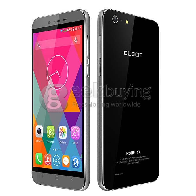 CUBOT X10 5.5inch MTK6592M 1.4GHz Octa Core Android 4.4 2GB 16GB IP65 Waterproof Smartphone IPS OGS HD 13MP 8MP - Black