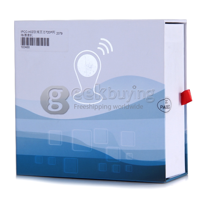 IPCC-H02 HD 720P 1/4 CMOS 12 IR LEDs Wireless Household Video Monitoring IP Camera