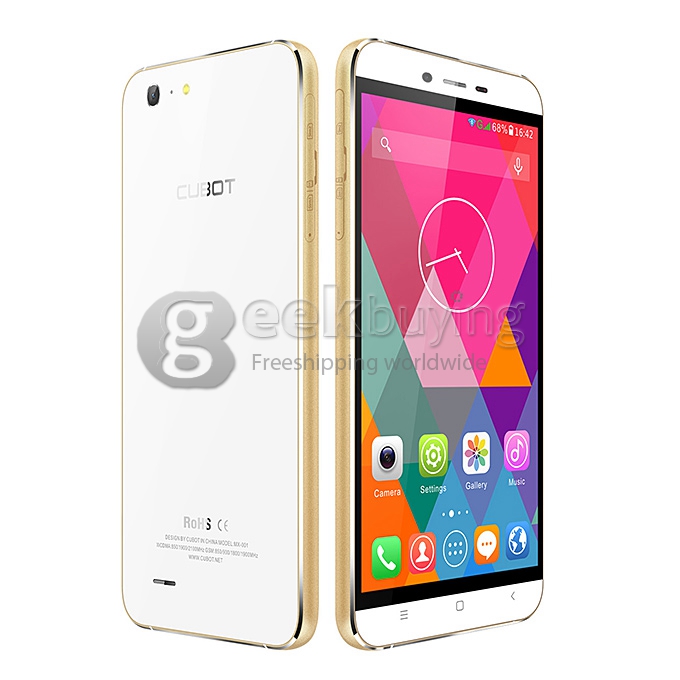 CUBOT X10 5.5inch MTK6592M 1.4GHz Octa Core Android 4.4 2GB 16GB IP65 Waterproof Smartphone IPS OGS HD 13MP 8MP - White