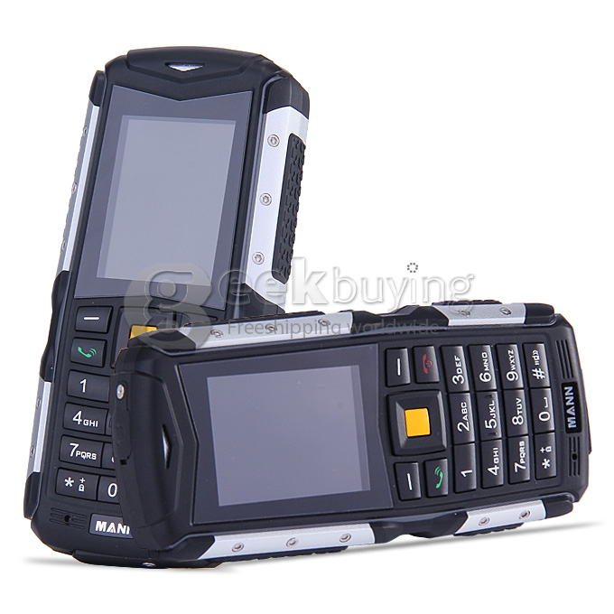 MANN ZUG S IP67 Waterproof Rugged Phone Dustproof Shockproof Dual SIM Cards GSM Cell Phone - Gray