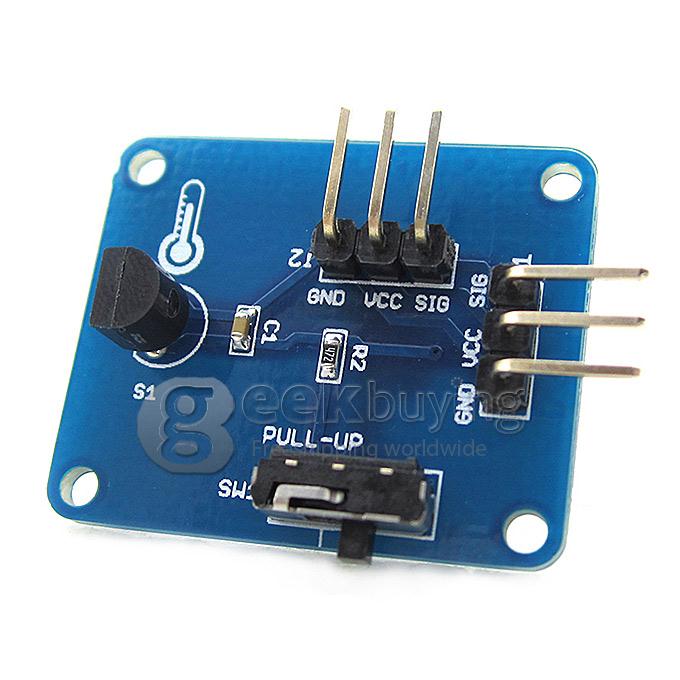 Arduino DS18B20 Temperature Sensor DIY Multi-Point Temperature Measurement Module Compatible With RPi/STM32
