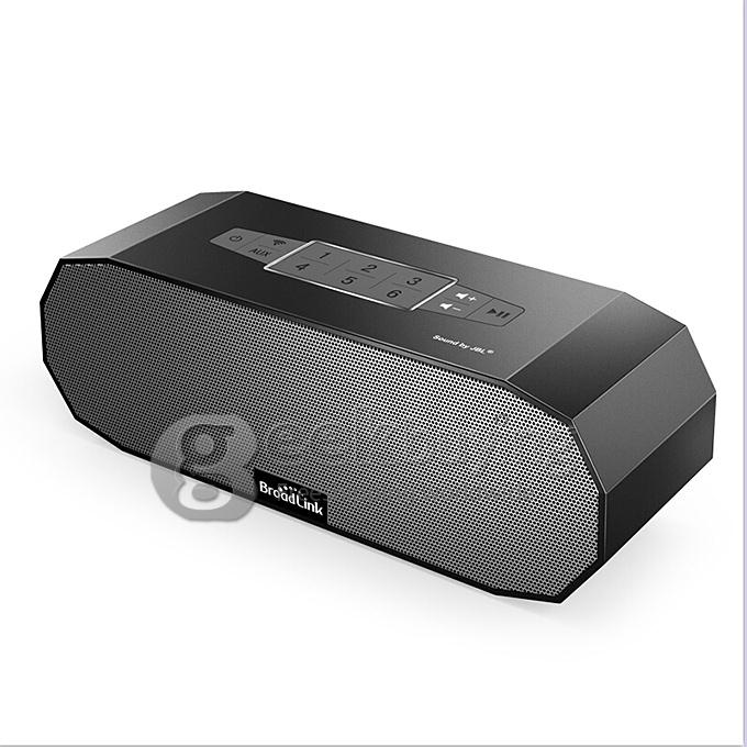 BroadLink MS1 Speaker Wifi Mini Portable Intelligent Audio System Ndfeb Magnet Dual Stereo Dual Passive Radio - White