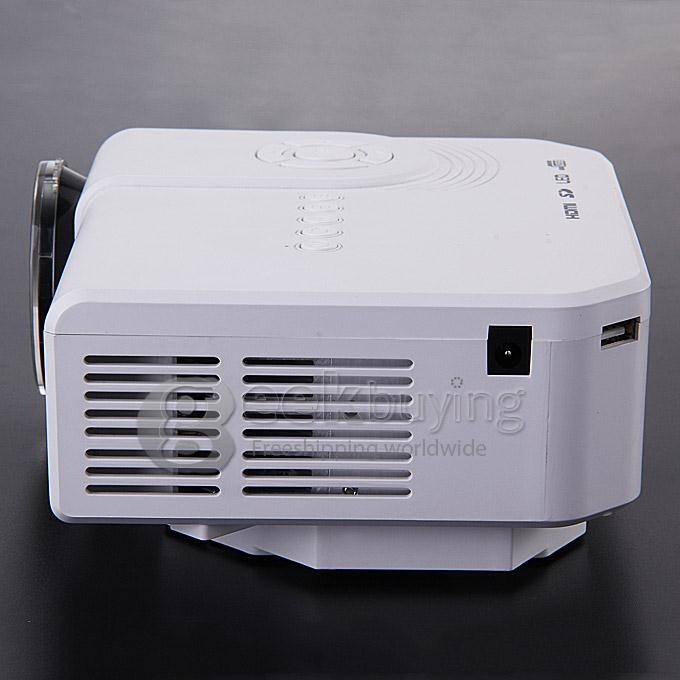 LED-M1 LCD TFT Multilanguage Projector 150Lm 480*320 16.7M With HDMI SD CARD USB VGA - White