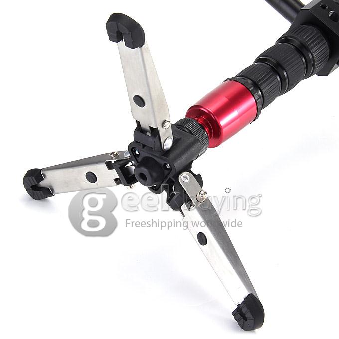 Wieldy HD-1800 Monopod Steadicam Unipod Stabilizer for Filming - Black