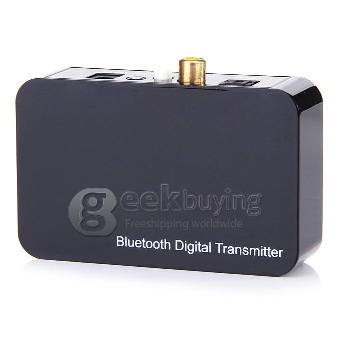 TS-BTDF01 Bluetooth 2.1 2402-2480MHz 10M Multimedia Digital Transmitter With Optical - Black