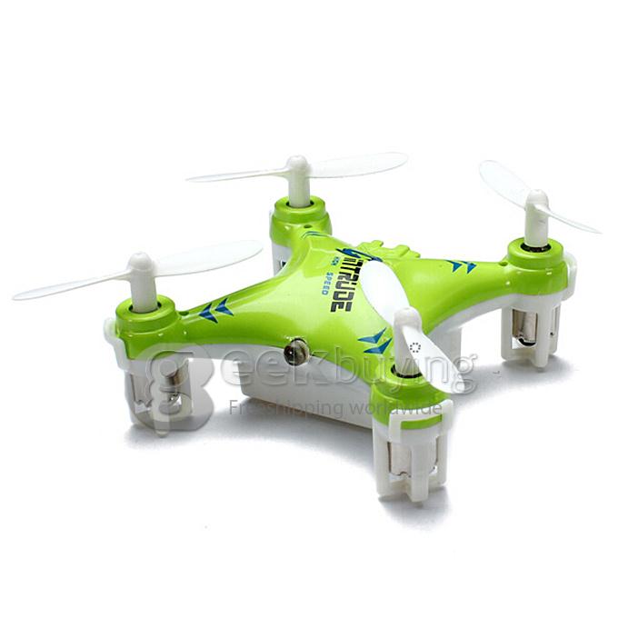 JJRC H7 2.4G 6-Axis Mini RC Quadcopter with LED Lights Protective Cover - Green